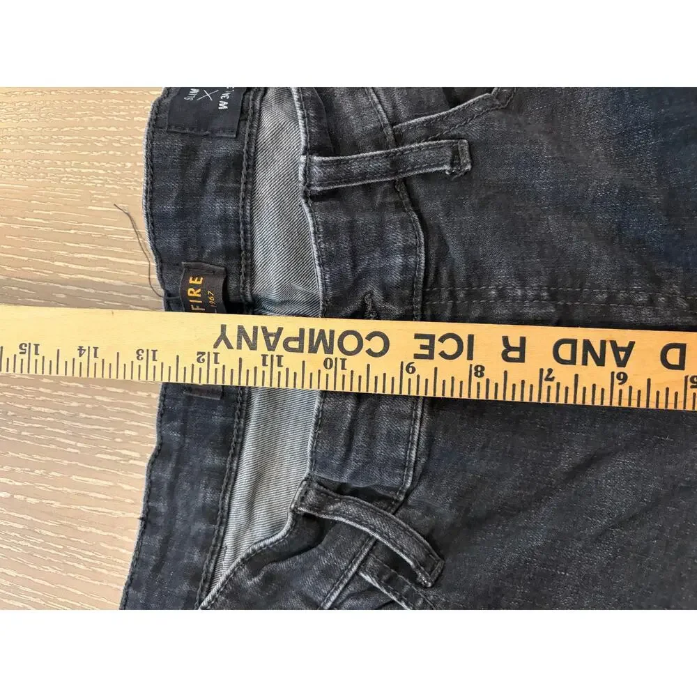 Ring Of Fire Black SlimStraight‎  Jeans Size 34x30 Denim